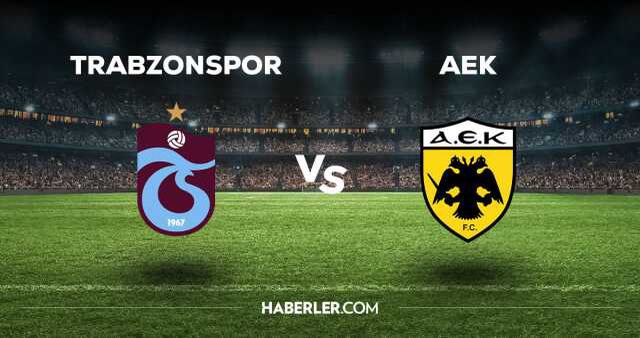 Trabzonspor - AEK maç özeti! (VİDEO) Trabzonspor - AEK maçı özeti izle! Trabzonspor - AEK golleri kim attı, maç kaç kaç bitti?