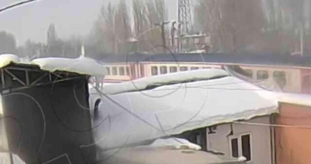 Muş'ta trenin çarptığı tıra ait kamera görüntüleri ortaya çıktı