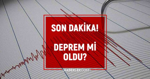 Az önce deprem mi oldu? 23 Eylül en son depremler kaç şiddetinde oldu? Kandilli Rasathanesi ve AFAD deprem listesi!