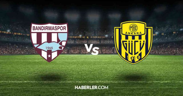 Bandırmaspor Ankaragücü maçı CANLI izle! (ŞİFRESİZ) Bandırmaspor Ankaragücü maçı hangi kanalda, canlı yayın nerede ve nasıl izlenir?