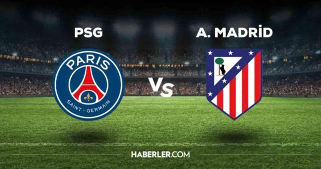PSG Atletico Madrid maçı CANLI izle! (ŞİFRESİZ) PSG Atletico Madrid maçı hangi kanalda, canlı yayın nerede ve nasıl izlenir?
