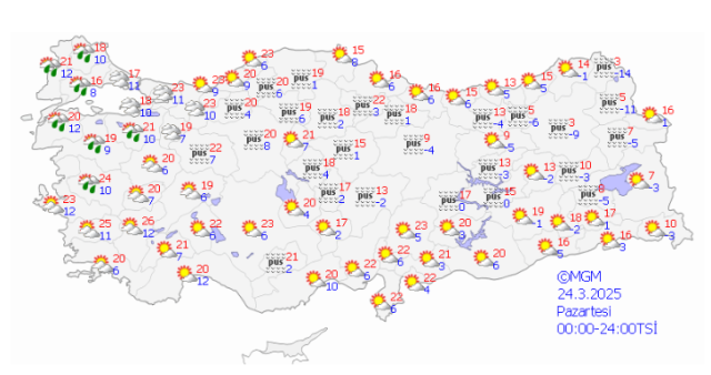 ANKARA HAVA DURUMU | 25 Mart Ankara'da hava nasıl olacak? Ankara günlük ve 5 günlük hava durumu tahmini!