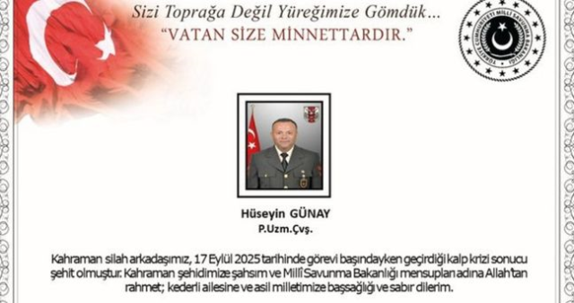 Şehit Hüseyin Günay kimdir, kaç yaşındaydı? Hüseyin Günay neden, nasıl öldü?