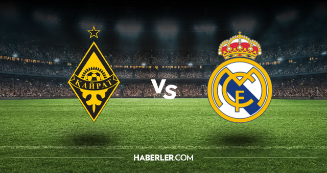 Kairat Real Madrid CANLI İZLE! (ŞİFRESİZ) Kairat Real Madrid maçı hangi kanalda, nasıl izlenir?