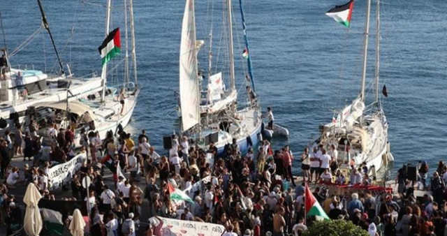 SUMUD FİLOSU CANLI İZLE: Sumud filosu şu an nerede? Sumud filosu Gazze'ye ne zaman ulaşacak?