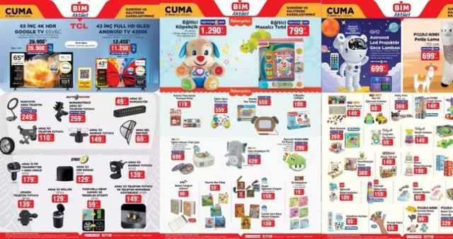 BİM 17 Ekim Cuma aktüel ürünler kataloğunda hangi ürünler var? BİM buhar kazanlı ütü, siyah nokta temizleyici, araç içi süpürge!
