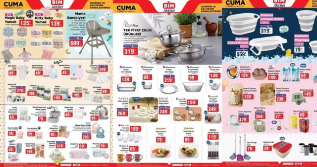 BİM 17 Ekim Cuma aktüel ürünler kataloğunda hangi ürünler var? BİM buhar kazanlı ütü, siyah nokta temizleyici, araç içi süpürge!