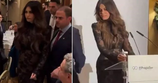 کیمبرلی گیلفویل در جشن‌های روز شکرگزاری چه پوشید؟ لباس سفیر آمریکا کیمبرلی گیلفویل در روز شکرگزاری!