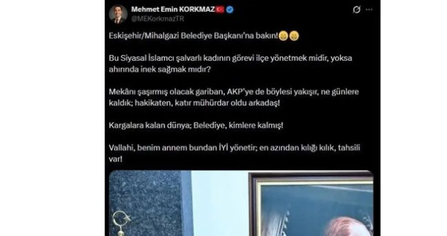 Mihalgazi Belediye Başkanı Zeynep Güneş'e hakaret eden Mehmet Emin Korkmaz kimdir, ne iş yapıyor? Mehmet Emin Korkmaz ne dedi?