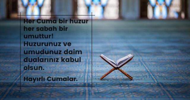 Cuma mesajları! Hadisli ayetli resimli cuma mesajları! Whatsapp, Facebook, Instagram kısa Cuma mesajları