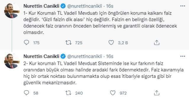 AK Parti Genel Başkan Yardımcısı Canikli: Kur korumalı TL mevduat hesabı faiz değildir, 'Gizli faizin dik alası' hiç değildir