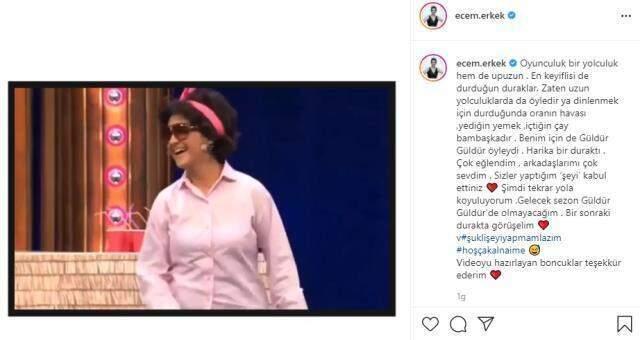 Güldür Güldür Naime yok mu, ayrıldı mı, neden yok? Güldür Güldür Naime karakterini canlandıran Ecem Erkek programdan ayrıldı mı?