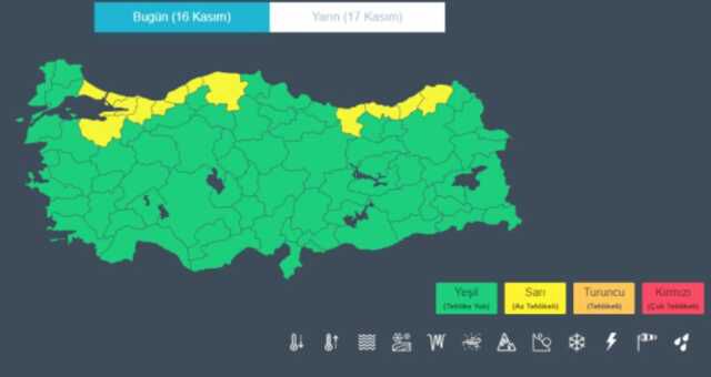 İstanbul'da yağmur var mı, kaç gün sürecek? 16-17 Kasım yağmur yağacak mı? Bu hafta hava yağmurlu mu?