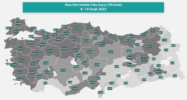 26 Ocak Çarşamba 2022 korona tablosu AÇIKLANDI mı? Bugünkü corona vaka sayısı açıklandı mı? 26 Ocak koronavirüsten kaç kişi öldü?