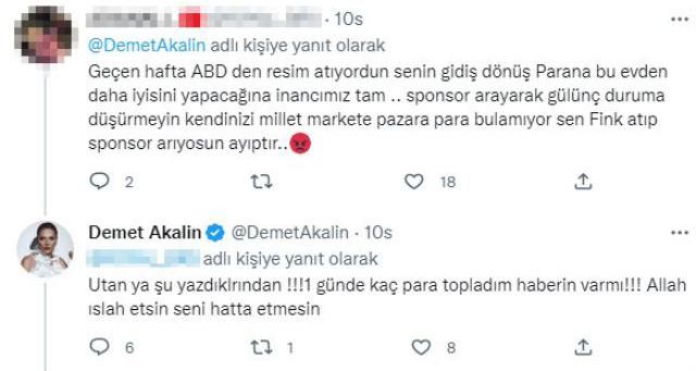 Yardım yapmak için sponsor arayan Demet Akalın'ın paylaşımı tepki çekti