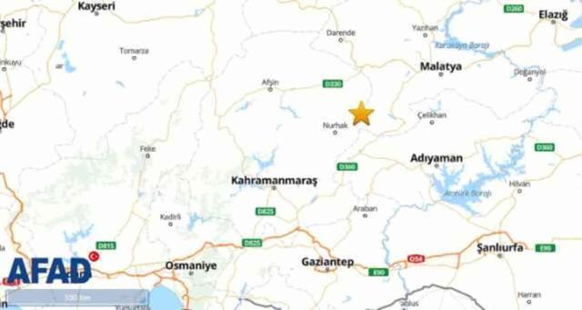 Malatya'da 4,4 büyüklüğünde deprem meydana geldi