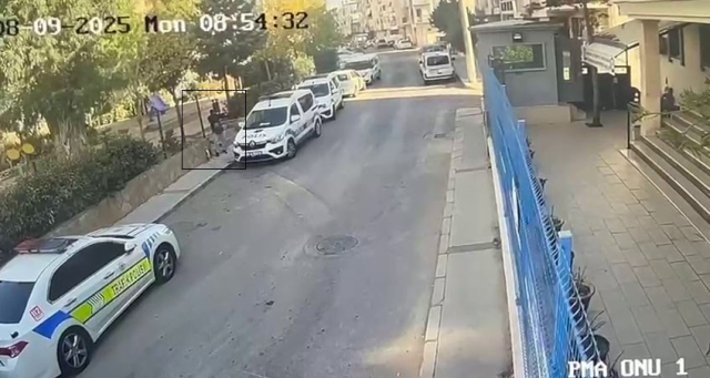 2 polisin şehit olduğu saldırı anı kamerada