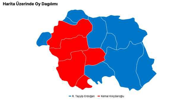 28 Mayıs 2.turda Eskişehir seçim sonuçları: Erdoğan ve Kılıçdaroğlu'nun Eskişehir ilçeleri oy oranları! Kılıçdaroğlu kaç oy aldı, Erdoğan kaç oy aldı?
