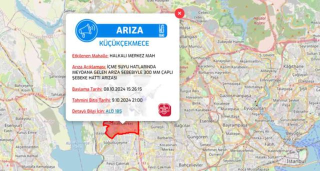 İstanbul İSKİ su kesintisi! 9-10 Ekim Küçükçekmece, Kağıthane, Beşiktaş su kesintisi listesi! Sular ne zaman gelecek?