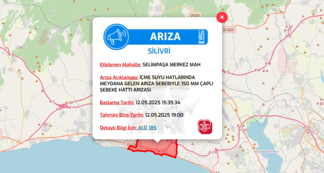 İstanbul SİLİVRİ su kesintisi! 12-13 Mayıs İSKİ Silivri su kesintisi ne zaman bitecek, sular ne zaman gelecek?