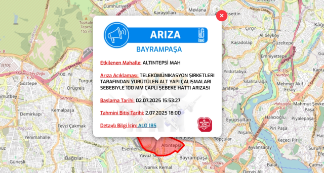 İstanbul BAYRAMPAŞA su kesintisi! 2-3 Temmuz İSKİ Bayrampaşa su kesintisi ne zaman bitecek, sular ne zaman gelecek?