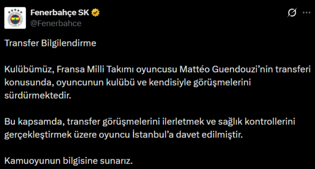 İlk kare geldi! Fransız yıldız resmen Fenerbahçe'de