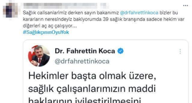 Sosyal medya ayakta! Hekimlere yapılacak maaş zammı diğer sağlık çalışanlarının tepkisine neden oldu