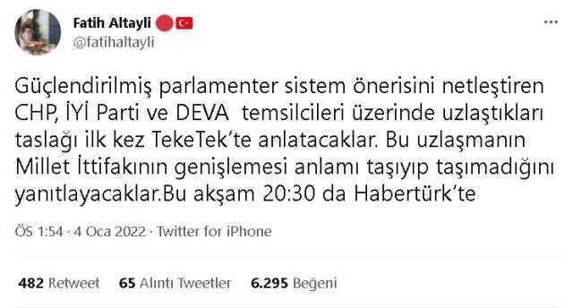 Güçlendirilmiş parlamenter sistem nedir, ne demek? Güçlendirilmiş parlamenter sistem önerisi açıklandı mı?