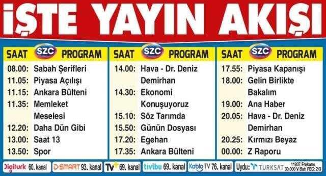Sözcü TV frekans bilgileri nedir? Sözcü TV (Türksat, Digiturk, Kablo Tv) frekans ayarları nasıl yapılır?