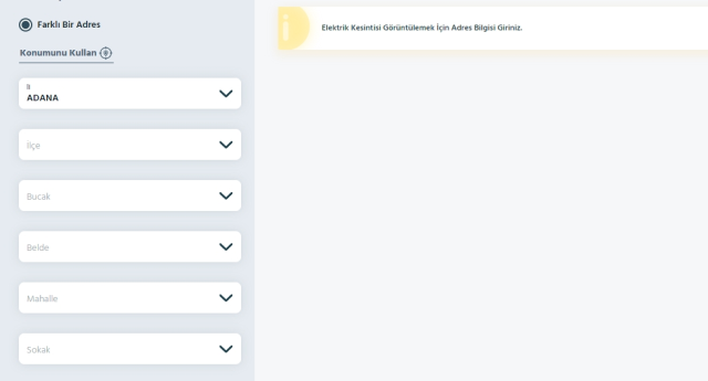 Adana elektrik kesintisi! 10-11 Aralık Çukurova, Sarıçam, Ceyhan elektrik kesintisi ne zaman biter?