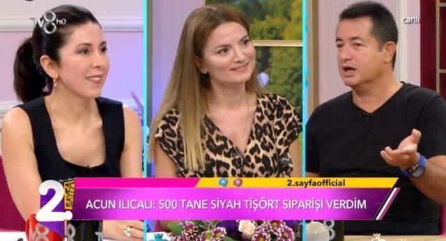 Siyah tişört sevdasından vazgeçmeyen Acun Ilıcalı: 500 tane sipariş ettim