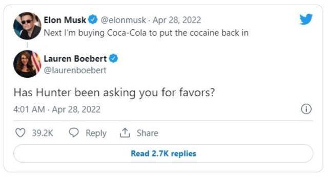 Elon Musk Twitter'ın ardından gözünü Coca Cola'ya dikti: Satın alıp içine tekrar kokain koyacağım