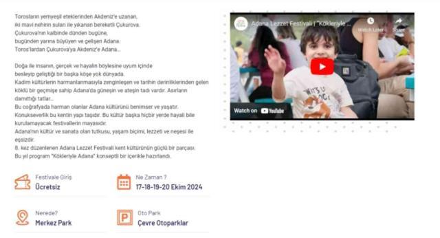 Adana Lezzet Festivali Ne Zaman? Giriş Ücreti Var mı?