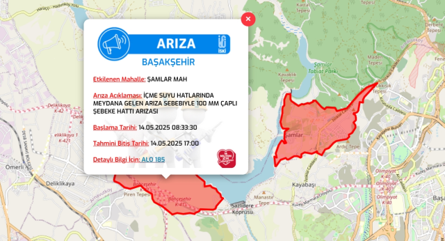 İstanbul BAŞAKŞEHİR su kesintisi! 14-15 Mayıs İSKİ Başakşehir su kesintisi ne zaman bitecek, sular ne zaman gelecek?