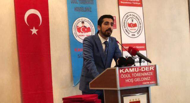 Kamu-Der'den Melik Müjdeci'ye 'Yılın Hukukçusu' ödülü