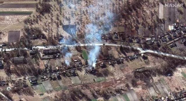 Uydu şirketi: Kiev'e yaklaşan Rus konvoyunun uzunluğu 40 milden fazla