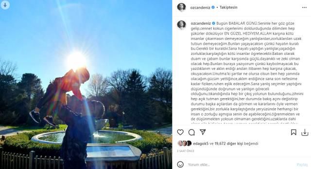 Kimi babasını, kimi kızını paylaştı! İşte ünlülerin Babalar Günü mesajları