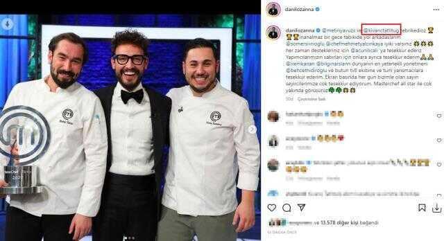 Soyadları karıştırarak paylaşımına Kıvanç Tatlıtuğ'u etiketleyen Danilo Zanna, alay konusu oldu