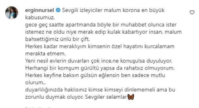 Nursel Ergin'den çok konuşulacak Pınar Deniz itirafı: Komşum olduğu için konuşmalarını dinliyorum