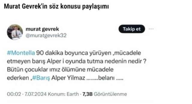 Murat Gevrek kimdir? Murat Gevrek Barış Alper Yılmaz'a ne dedi