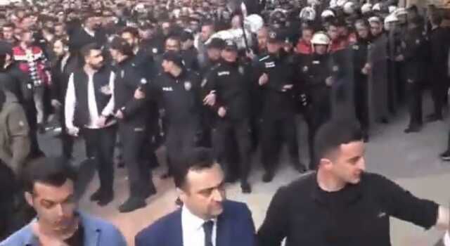 Trabzon'un ardından Ankara'da da benzer görüntüler! HÜDA Par standına Zafer Partililerden tepki