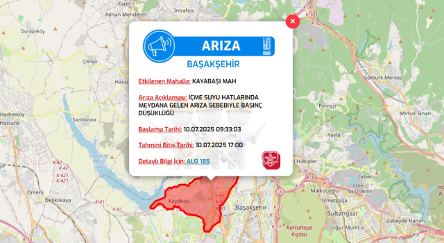 İstanbul BAŞAKŞEHİR su kesintisi! 10-11 Temmuz İSKİ Başakşehir su kesintisi ne zaman bitecek, sular ne zaman gelecek?