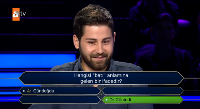 Hangisi 'batı' anlamına gelen bir ifadedir?