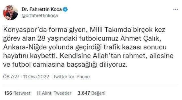 Konyaspor'dan Ahmet Çalık'ın vefatı sonrası anlamlı hareket! 6 numaralı formasını emekli ettiler