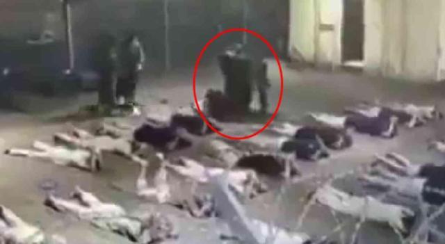 Filistinli tutukluya tecavüz görüntülerinde skandal detay! Askerler kamerayı kalkanlarla kapatmış