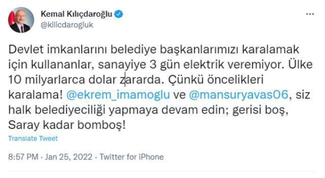 Kılıçdaroğlu suskunluğunu bozdu! İstifa çağrısı altındaki İmamoğlu ve Mansur Yavaş'a destek