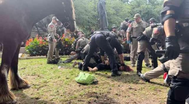 ABD'deki Gazze gösterilerine George Washington ve Georgetown üniversiteleri de katıldı