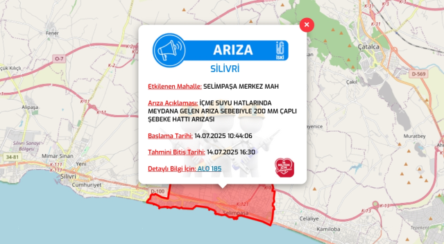 İstanbul SİLİVRİ su kesintisi! 14-15 Temmuz İSKİ Silivri su kesintisi ne zaman bitecek, sular ne zaman gelecek?