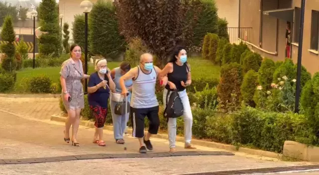 Çanakkale'de orman yangını! Alevler hastaneye yaklaştı