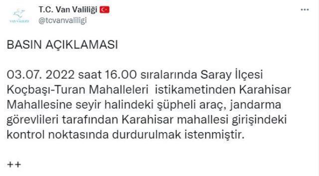 Son dakika haberleri | Van'da kaçan şüpheli minibüsün tekerine ateş açıldı: 1 ölü, 12 yaralı